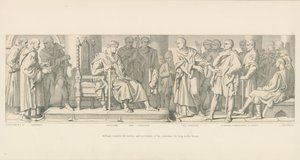 William Consults the Nobles and Merchants of his Dukedom, for help in his Design by Daniel Maclise